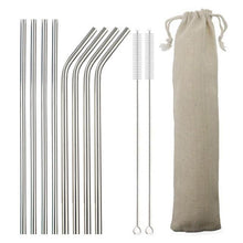 Load image into Gallery viewer, Reusable Drinking Straw - Stainless Steel Reusable Straws Jill & Joey Reusable Products