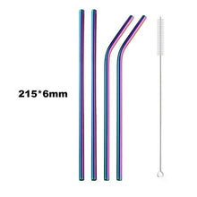 Load image into Gallery viewer, Reusable Drinking Straw - Stainless Steel Reusable Straws Jill & Joey Reusable Products