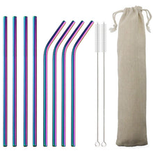 Load image into Gallery viewer, Reusable Drinking Straw - Stainless Steel Reusable Straws Jill & Joey Reusable Products