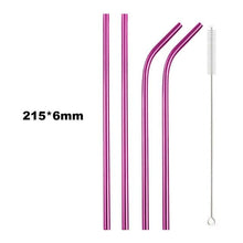 Load image into Gallery viewer, Reusable Drinking Straw - Stainless Steel Reusable Straws Jill & Joey Reusable Products