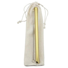 Load image into Gallery viewer, Reusable Drinking Straw - Stainless Steel Reusable Straws Jill & Joey Reusable Products