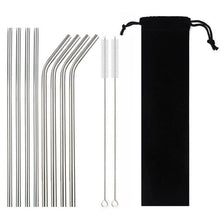 Load image into Gallery viewer, Reusable Drinking Straw - Stainless Steel Reusable Straws Jill & Joey Reusable Products