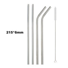 Load image into Gallery viewer, Reusable Drinking Straw - Stainless Steel Reusable Straws Jill & Joey Reusable Products
