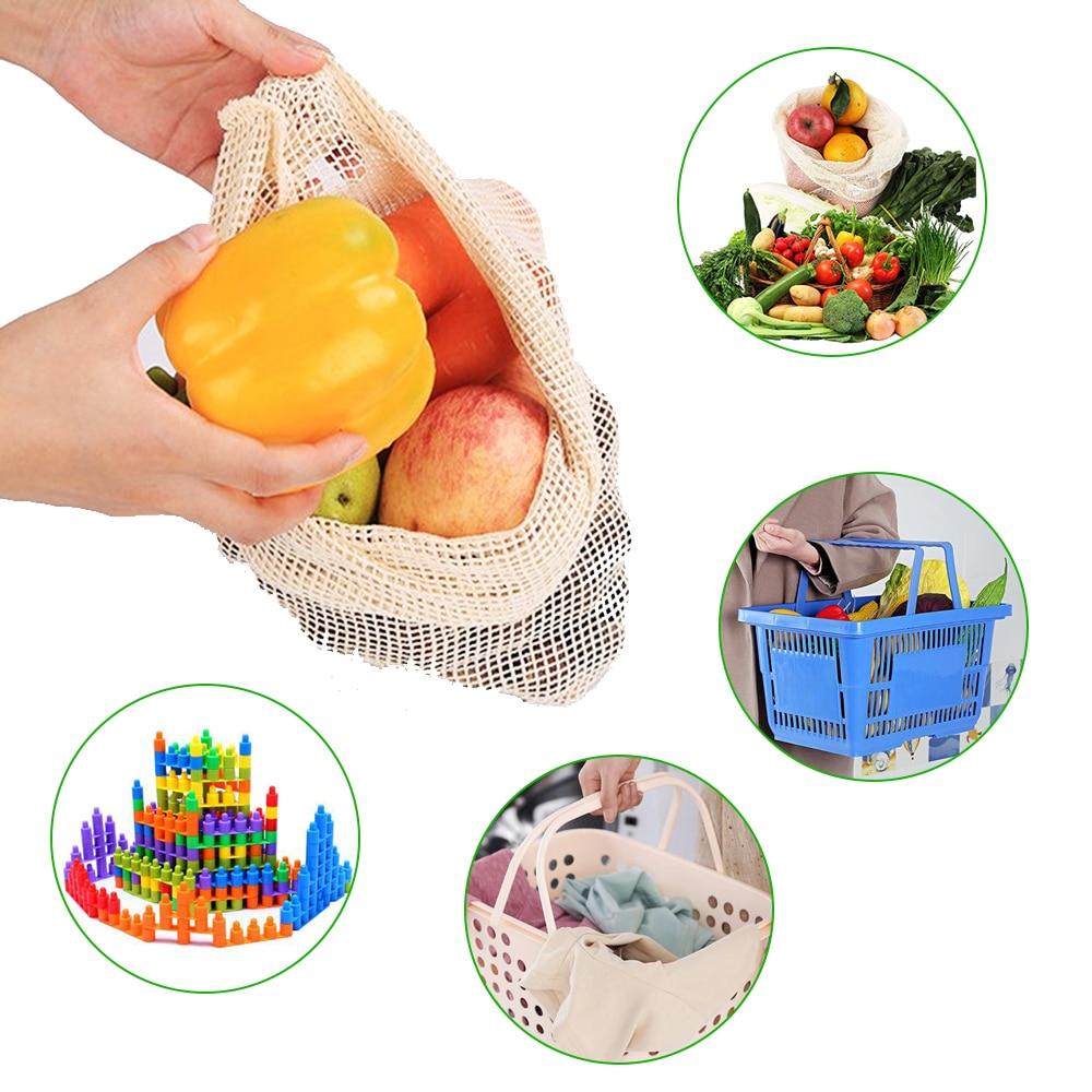 Cotton Organic Diamond Mesh Bag, For Fruit Packaging