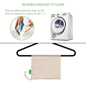 100% Organic Cotton Mesh Produce Bags Reusable Produce Bags De Life Store 