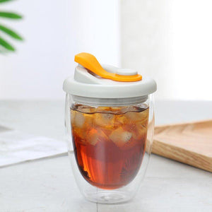 Modern Glass Twist Transparent Cup │ Aesthetic Decorative Kitchenware –  Besontique