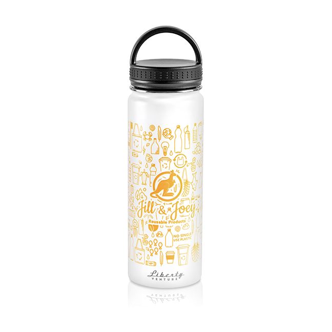 Jill and Joey 20oz Insulated Bottle Reusable Bottles Jill and Joey Reusable Products 