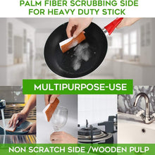 Load image into Gallery viewer, Natural Plant-based Dish Sponges Natural Plant Based Scrub Sponge Jill &amp; Joey Reusable Products 
