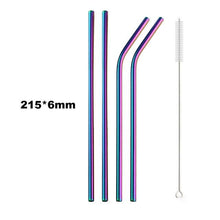 Load image into Gallery viewer, Reusable Drinking Straw - Stainless Steel Reusable Straws Jill &amp; Joey Reusable Products 
