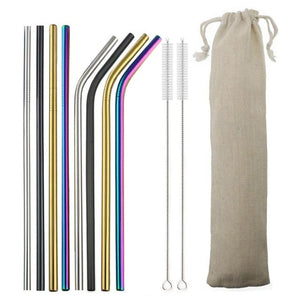 Reusable Drinking Straw - Stainless Steel Reusable Straws Jill & Joey Reusable Products 