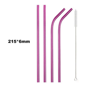 Reusable Drinking Straw - Stainless Steel Reusable Straws Jill & Joey Reusable Products 