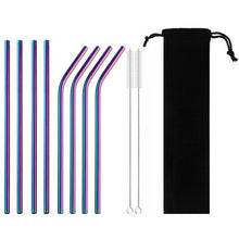 Load image into Gallery viewer, Reusable Drinking Straw - Stainless Steel Reusable Straws Jill &amp; Joey Reusable Products 
