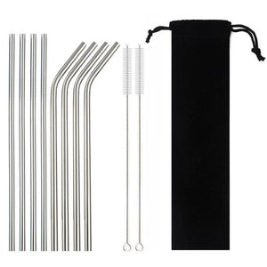 Reusable Drinking Straw - Stainless Steel Reusable Straws Jill & Joey Reusable Products 