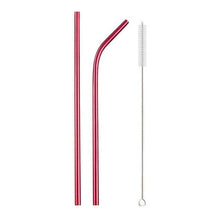 Load image into Gallery viewer, Reusable Drinking Straw - Stainless Steel Reusable Straws Jill &amp; Joey Reusable Products 
