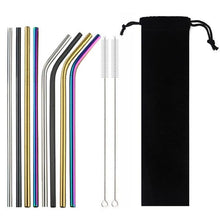 Load image into Gallery viewer, Reusable Drinking Straw - Stainless Steel Reusable Straws Jill &amp; Joey Reusable Products 
