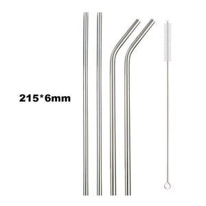 Reusable Drinking Straw - Stainless Steel Reusable Straws Jill & Joey Reusable Products 