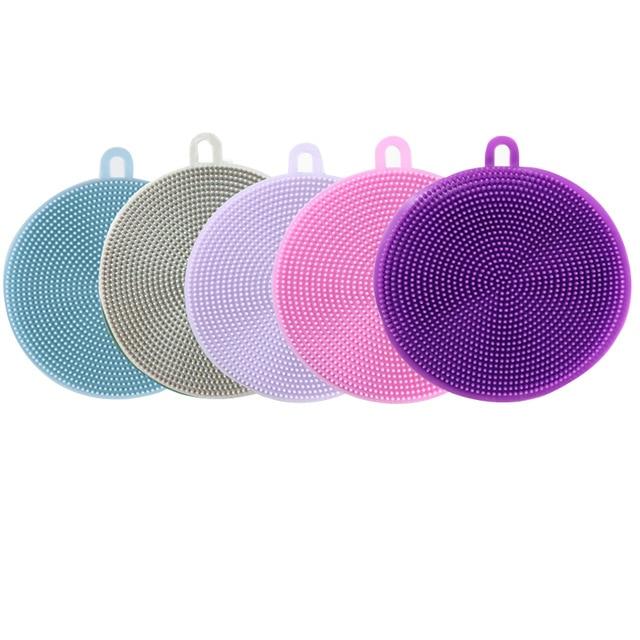 Silicone Cleaning Sponges Silicone Sponges HomeMax Store 5 Colors 