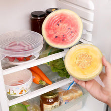 Load image into Gallery viewer, Silicone Stretchable Storage Lids Silicone Stretchable Wrap Jill &amp; Joey Reusable Products 
