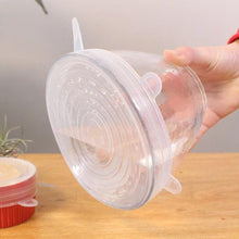 Load image into Gallery viewer, Silicone Stretchable Storage Lids Silicone Stretchable Wrap Jill &amp; Joey Reusable Products 
